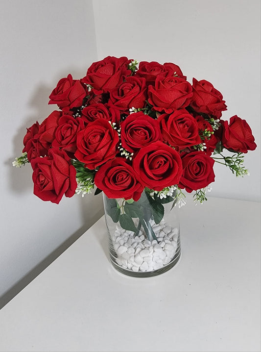 Red Roses with Base